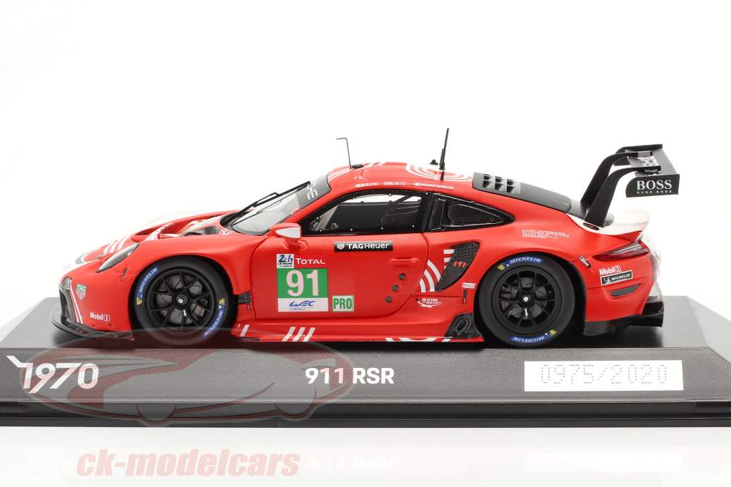 Porsche 911 RSR #91 24h LeMans 2020 Bruni, Lietz, Makowiecki 1:43 Spark