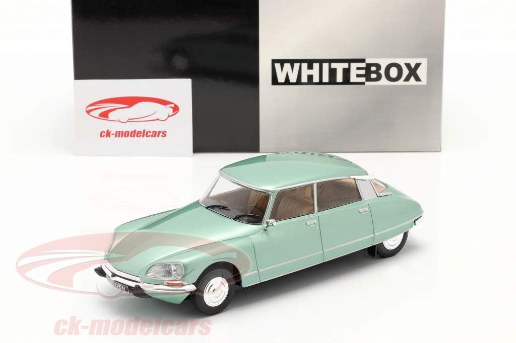Citroen DS 23 Pallas Baujahr 1973 hellgrün metallic 1:24 WhiteBox