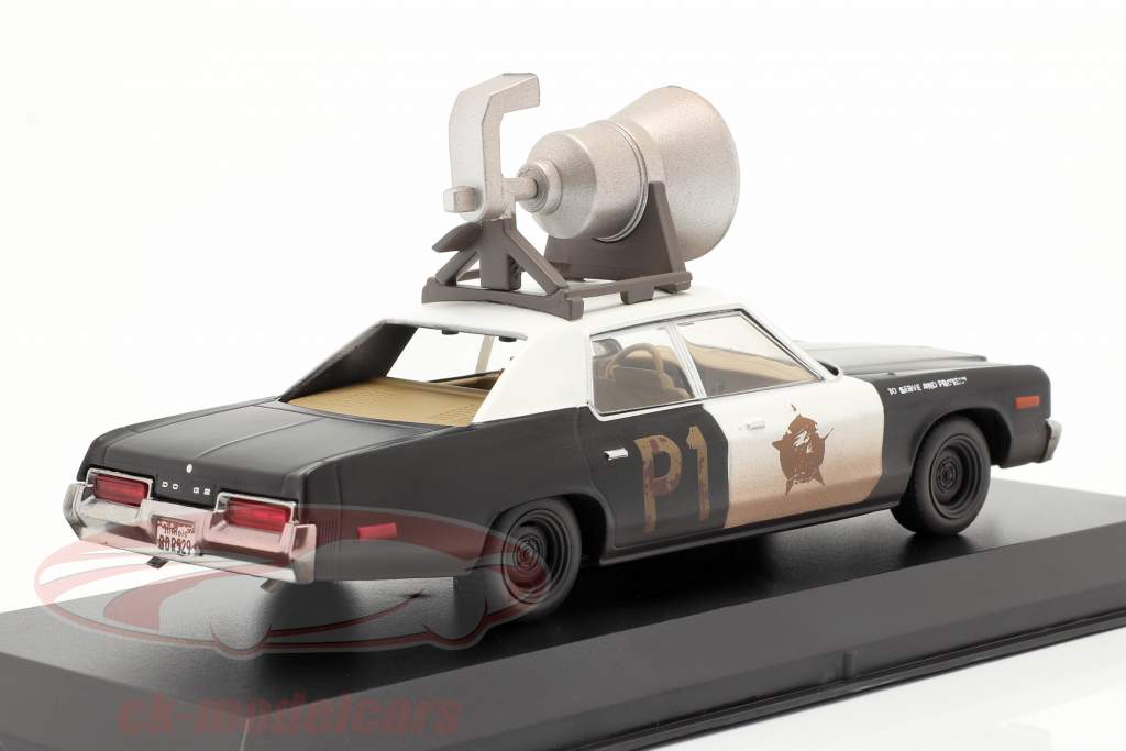 Dodge Monaco Bluesmobile Blues Brothers 1980 noir / blanc 1:43 Greenlight
