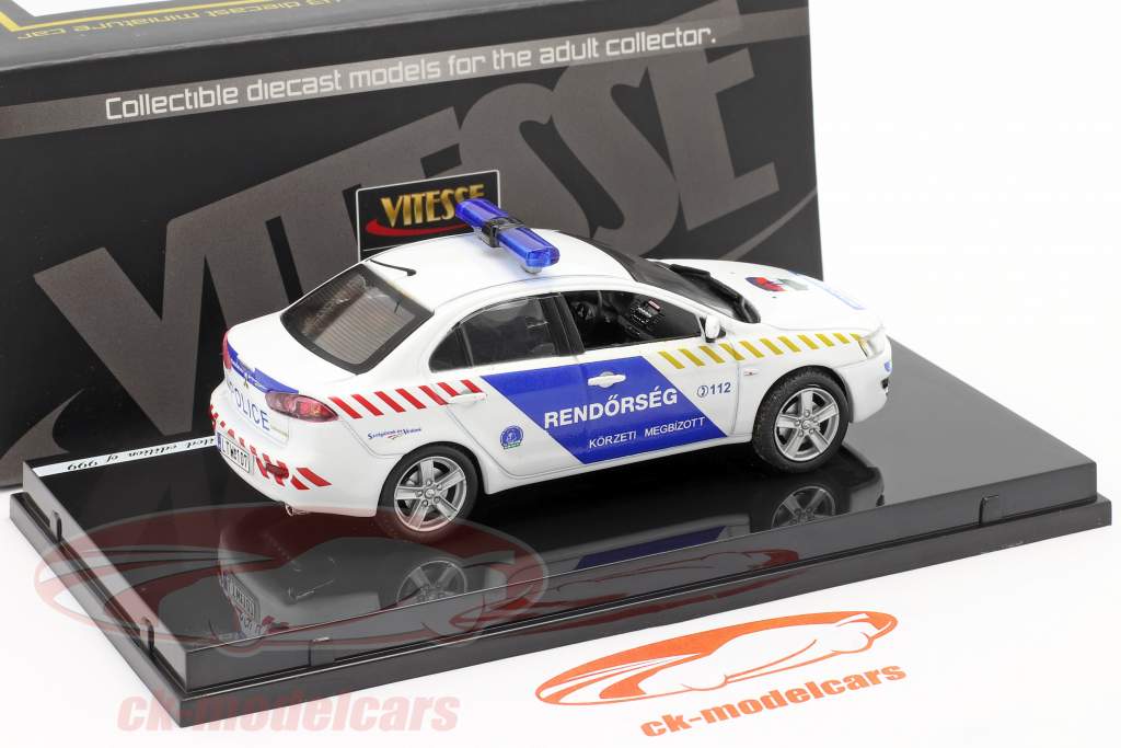 Mitsubishi Lancer X Polizei Ungarn 1:43 Vitesse
