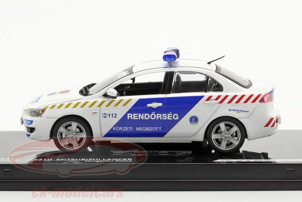 Mitsubishi Lancer X Polizei Ungarn 1:43 Vitesse