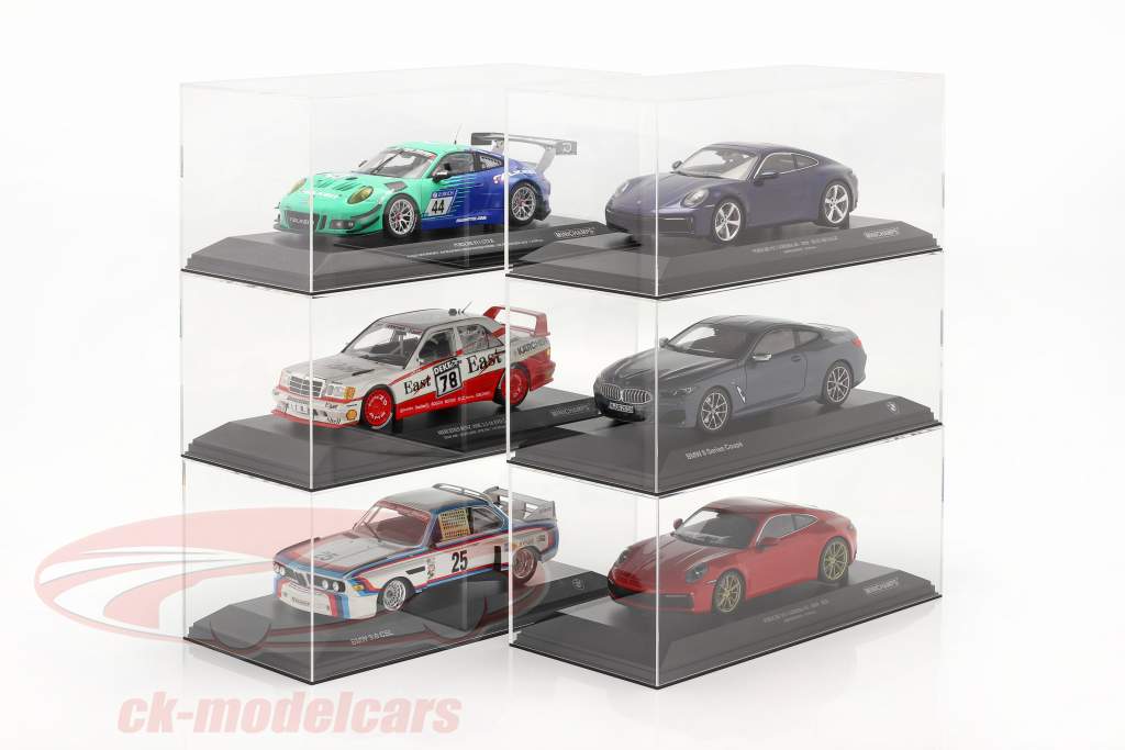 Alta qualità Vetrina in acrilico per Modellini di automobili nel scala 1:18 con base SAFE