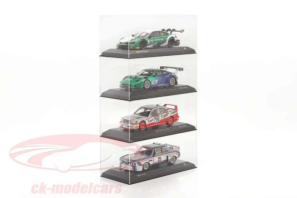 Alta qualità Vetrina in acrilico per Modellini di automobili nel scala 1:18 con base SAFE