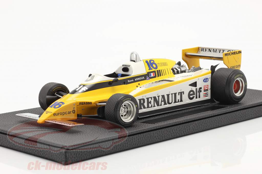 Rene Arnoux Renault RE20 Turbo #16 formula 1 1980 1:18 GP Replicas