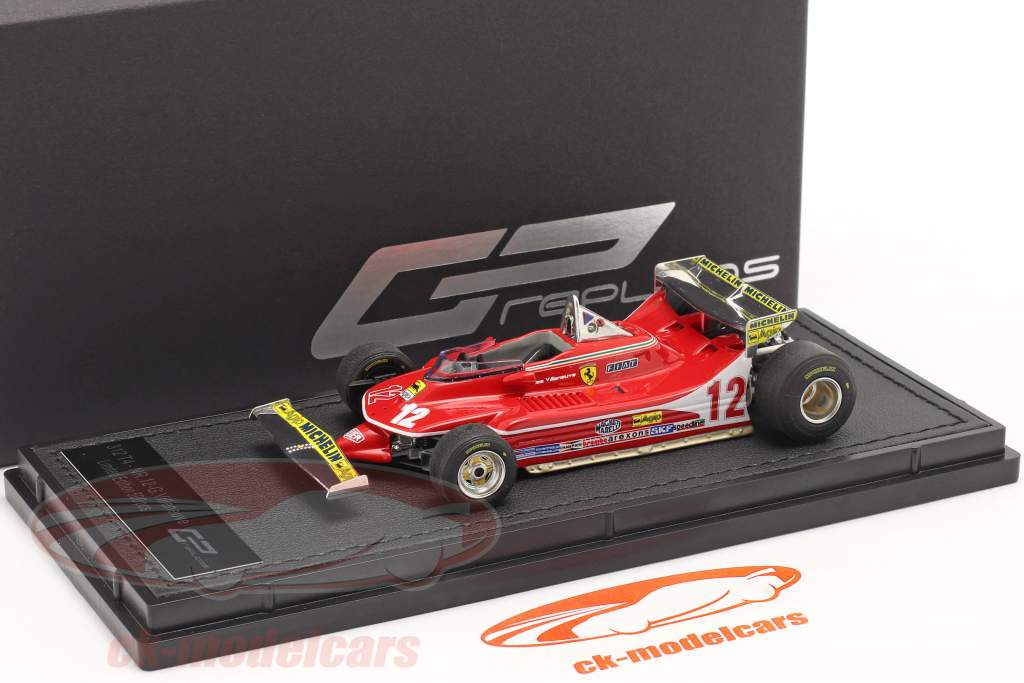 Gilles Villeneuve Ferrari 312T4 #12 Monaco GP formule 1 1979 1:43 GP Replicas
