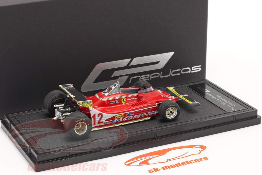 Gilles Villeneuve Ferrari 312T4 #12 Monaco GP formule 1 1979 1:43 GP Replicas