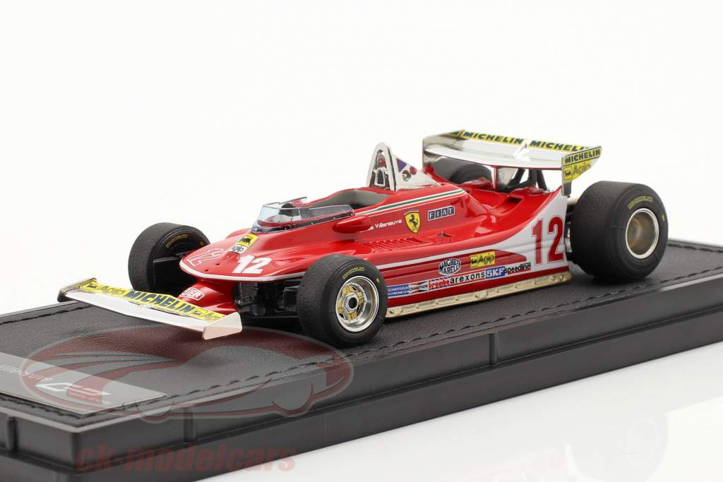 Gilles Villeneuve Ferrari 312T4 #12 Monaco GP formule 1 1979 1:43 GP Replicas