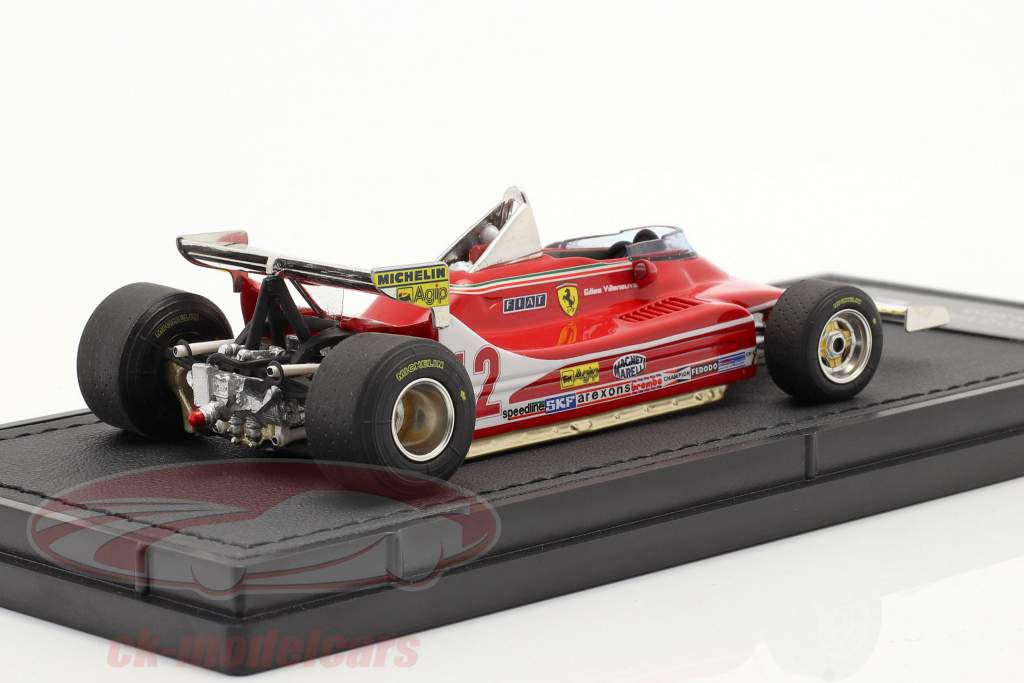 Gilles Villeneuve Ferrari 312T4 #12 Monaco GP formule 1 1979 1:43 GP Replicas
