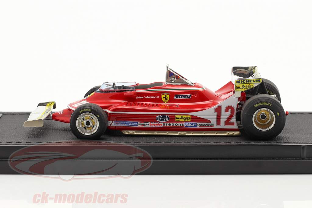 Gilles Villeneuve Ferrari 312T4 #12 Monaco GP formule 1 1979 1:43 GP Replicas