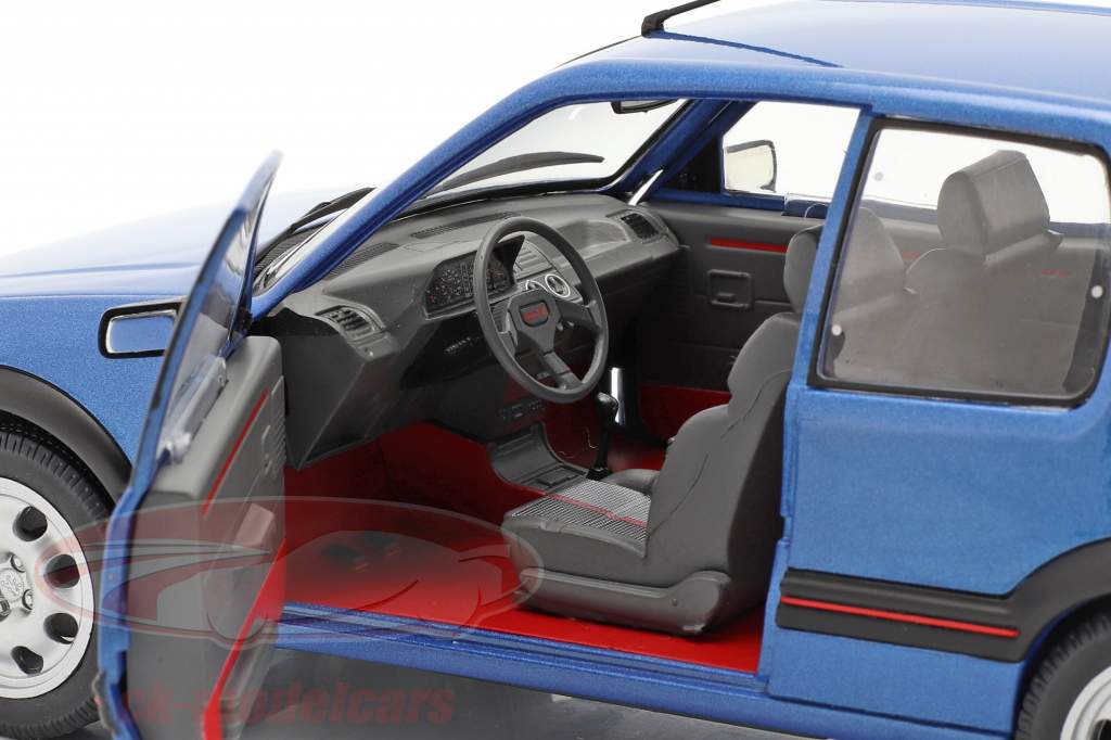 Peugeot 205 GTi 1.9L Mk1 Baujahr 1988 blau metallic 1:18 Solido
