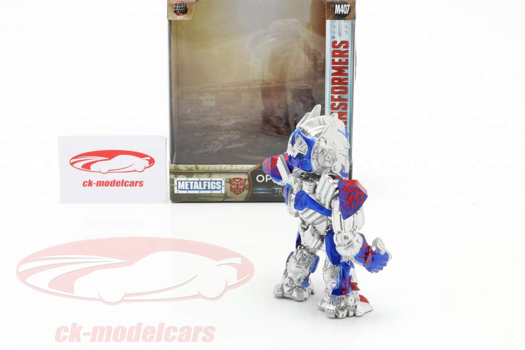 Optimus Prime Figur 4 inch Transformers (2017) silber / blau / rot Jada Toys
