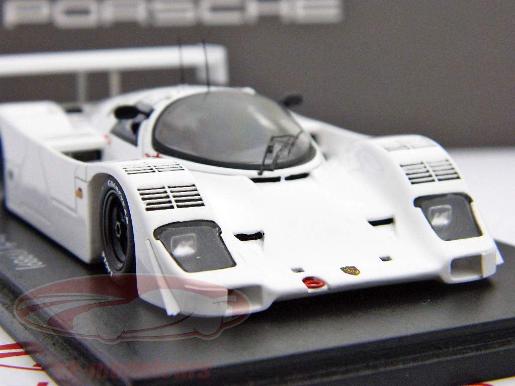 Porsche 962 C Pianura Corpo Edizione bianco / nero 1989 1:43 Spark 100 pz limitata