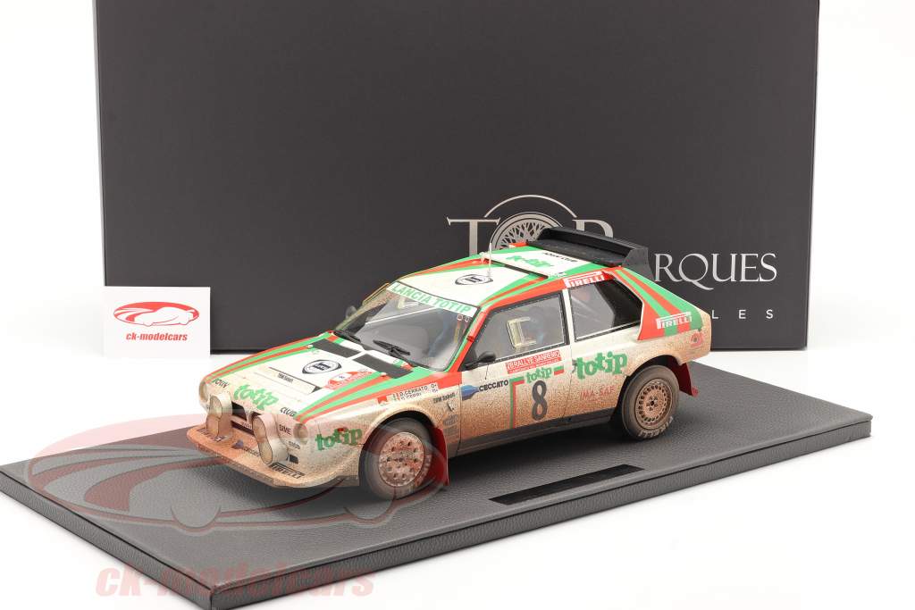 Lancia Delta S4 #8 2 ° Rallye SanRemo 1986 Dirty Version 1:12 TopMarques