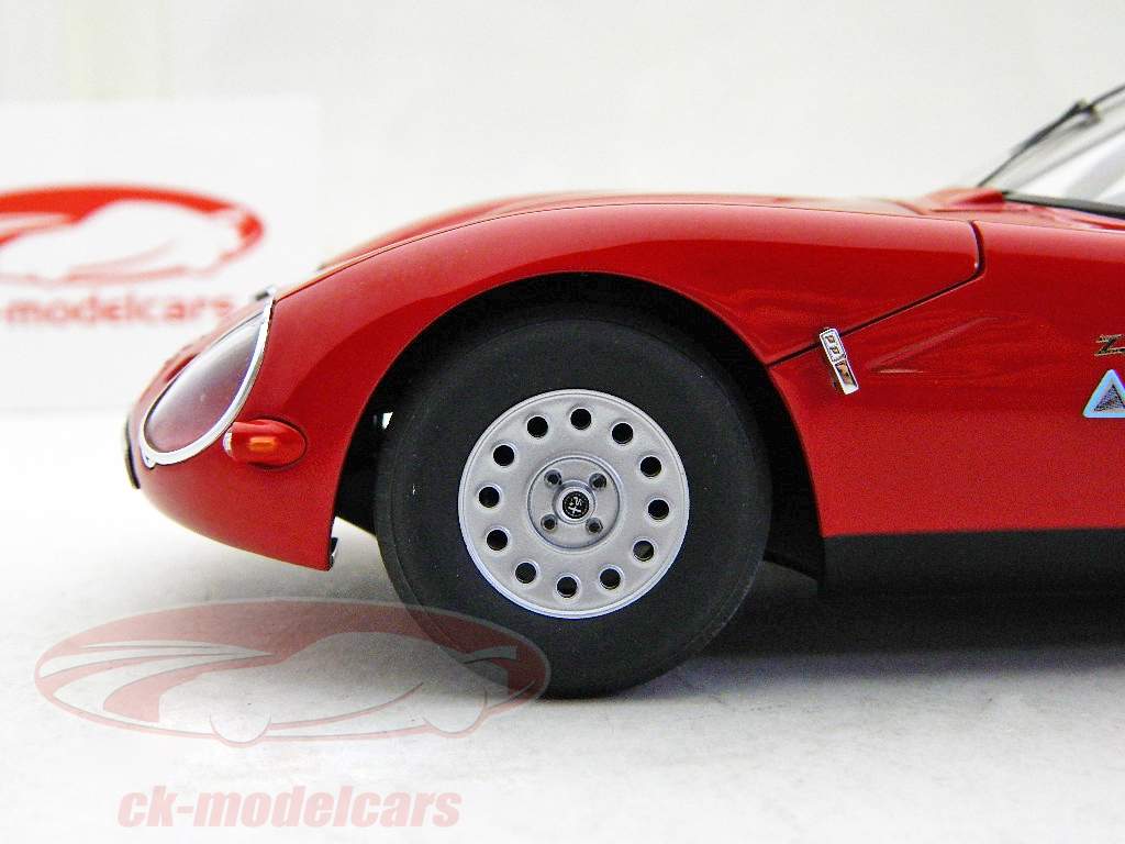 Alfa Romeo TZ Année 1965 rouge 1:18 AUTOart