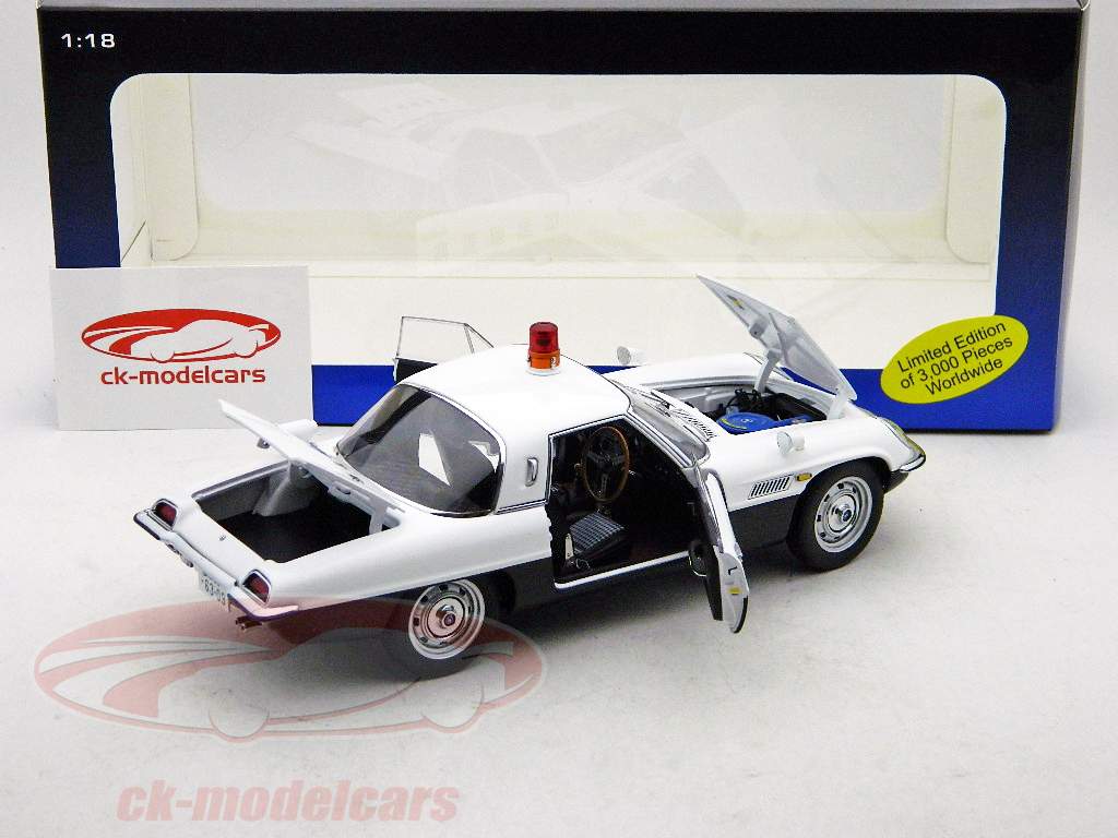 AUTOart 1:18 Mazda Cosmo Sport japanese Police 75935 model