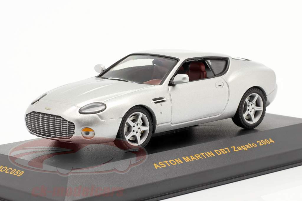 Aston Martin DB7 Zagato anno 2004 argento 1:43 Ixo