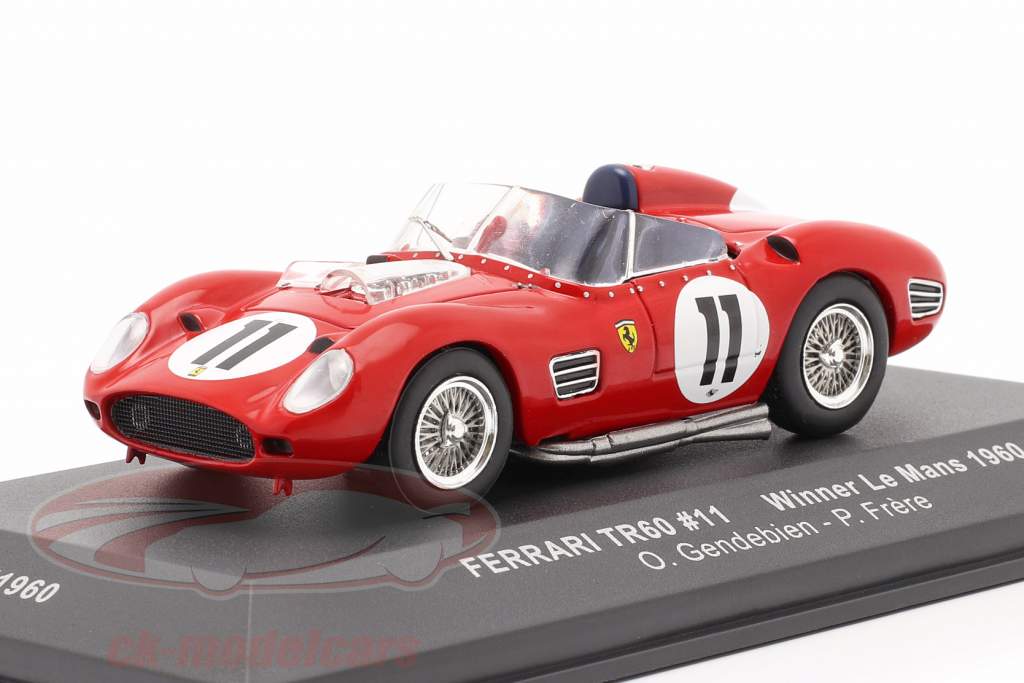 Ferrari TR60 #11 Winner 24h LeMans 1960 Gendebien, Frere 1:43 Ixo