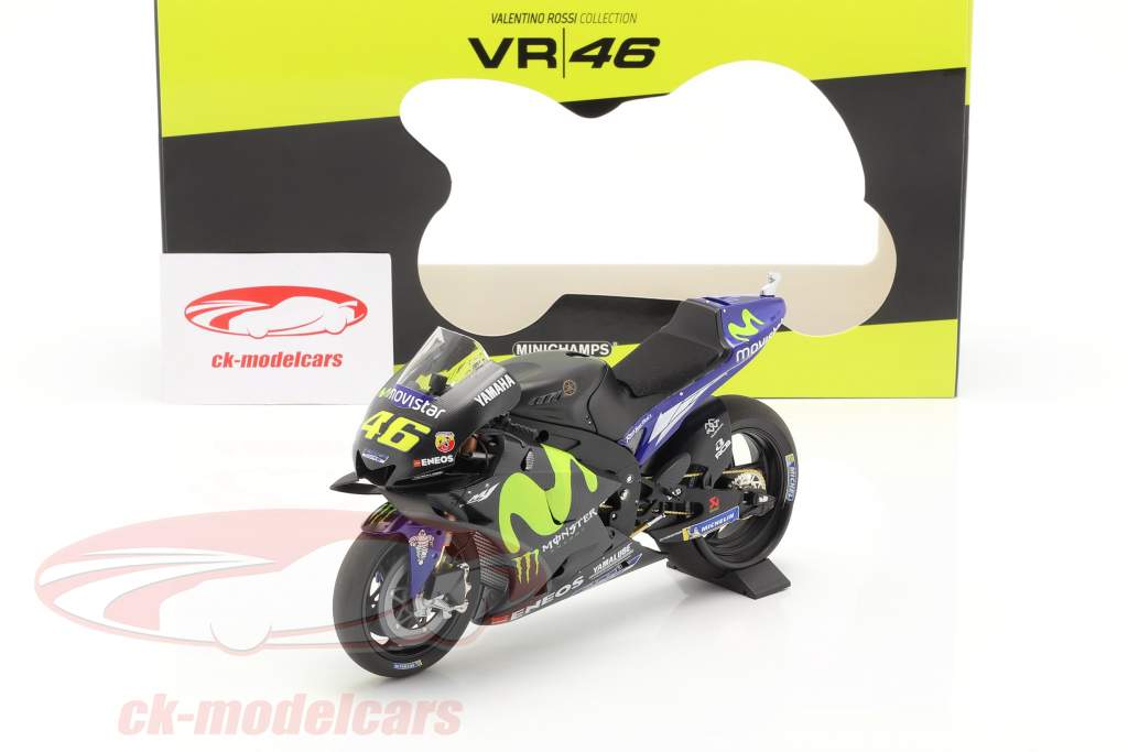 Valentino Rossi Yamaha YZR-M1 #46 Test Valencia MotoGP 2017 1:12 Minichamps