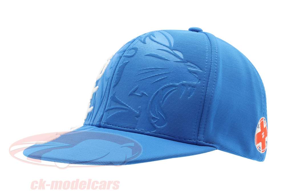 Jenson ボタン ドライバー キャップ フォーミュラ 1 2015 平らに 山 キャップ ブルー / ホワイト
