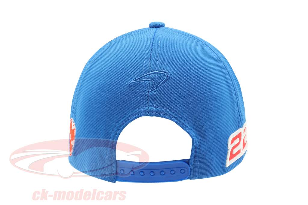 Jenson ボタン ドライバー キャップ フォーミュラ 1 2015 平らに 山 キャップ ブルー / ホワイト