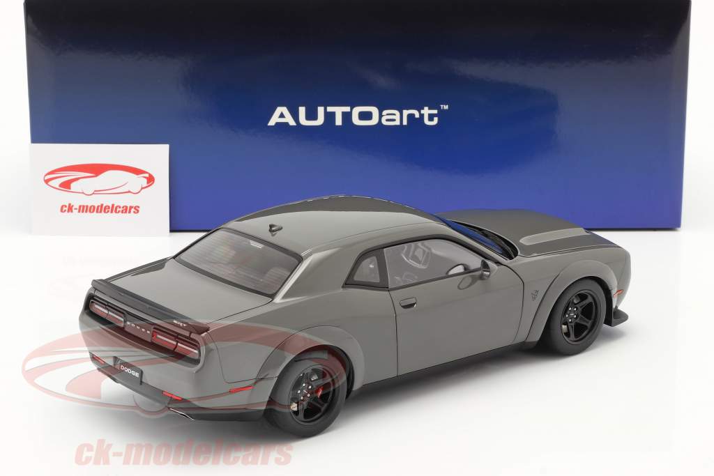 Dodge Challenger SRT Demon year 2018 grey 1:18 AUTOart
