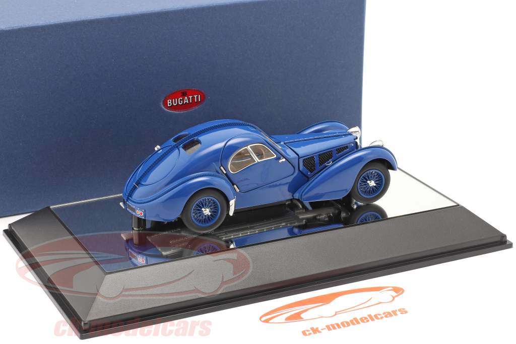 Bugatti Type 57SC Atlantic year 1938 blue 1:43 AUTOart