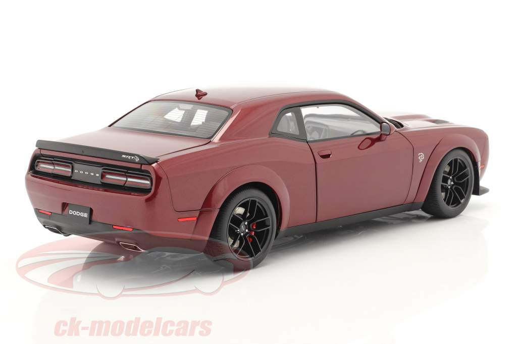 Dodge Challenger SRT Hellcat Byggeår 2018 oktan rød 1:18 AUTOart