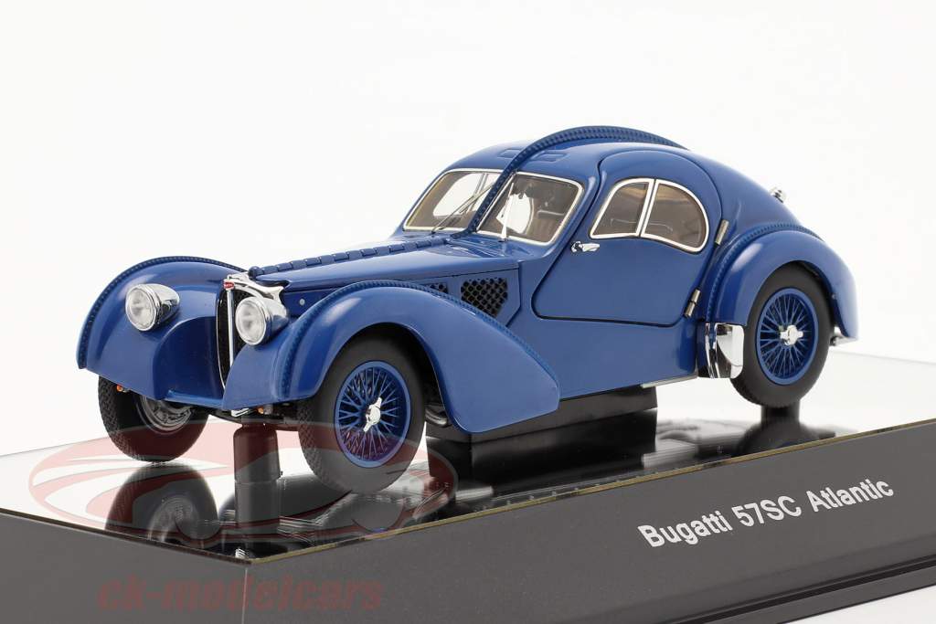 Bugatti Type 57SC Atlantic Anno di costruzione 1938 blu 1:43 AUTOart