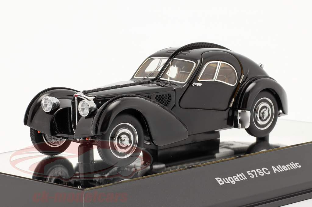 Bugatti 57S Atlantic Byggeår 1938 sort 1:43 AUTOart