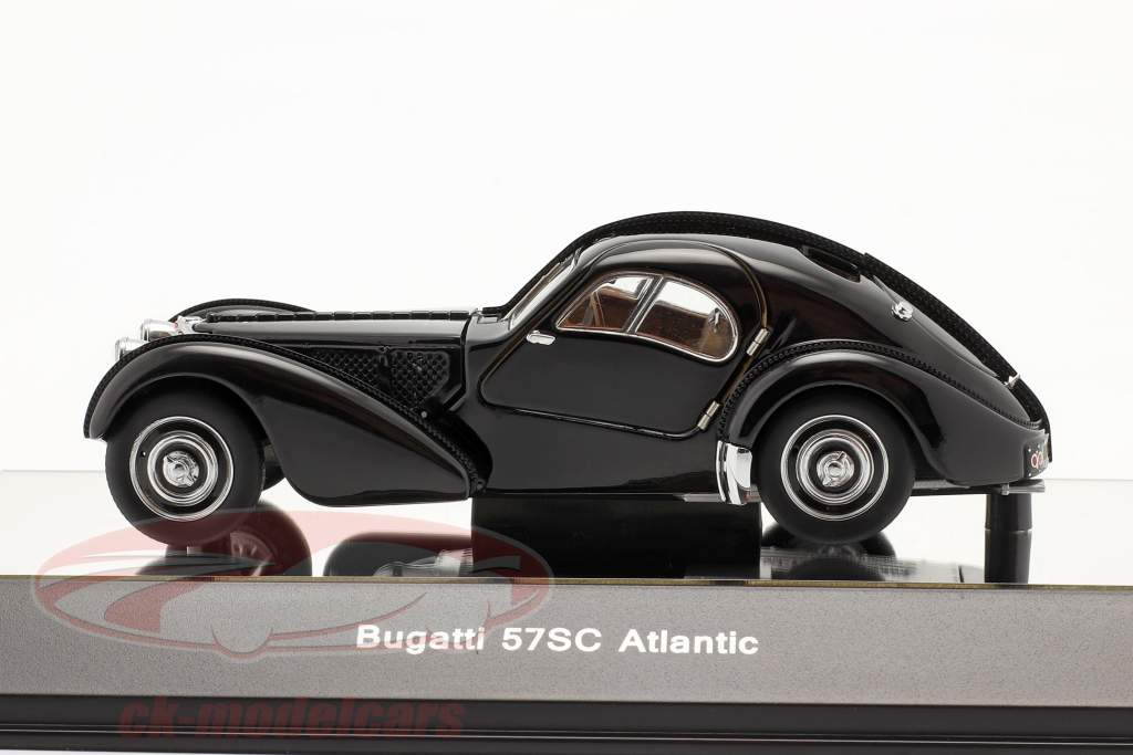 Bugatti 57S Atlantic 建設年 1938 黒 1:43 AUTOart