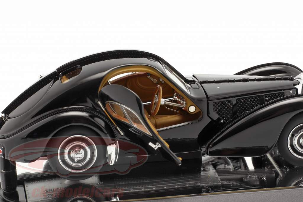 Bugatti 57S Atlantic Byggeår 1938 sort 1:43 AUTOart