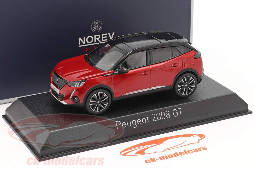 Peugeot 2008 Année de construction 2020 élixir rouge 1:43 Norev