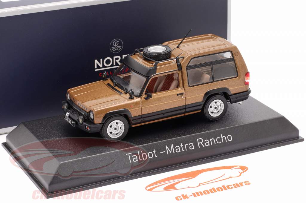 Talbot Matra Rancho 建設年 1982 カネル ブロンズ 1:43 Norev