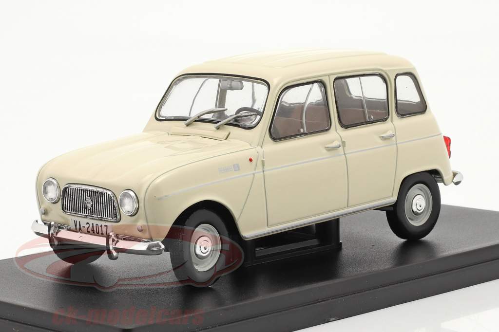 Renault 4L Byggeår 1964 fløde hvid 1:24 Altaya