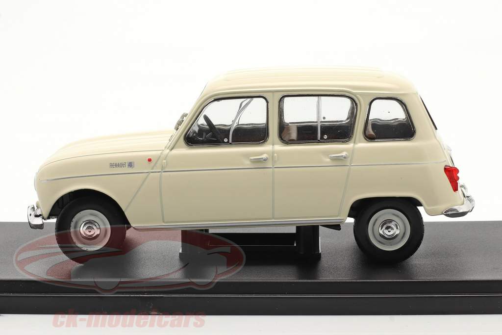 Renault 4L year 1964 cream white 1:24 Altaya