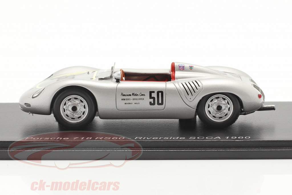 Porsche 718 RS60 #50 200 Meilen Riverside SCCA 1960 K. Miles 1:43 Spark