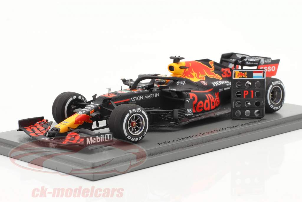 M. Verstappen Red Bull Racing RB16 #33 Gagnant 70e Anniversary GP F1 2020 1:43 Spark