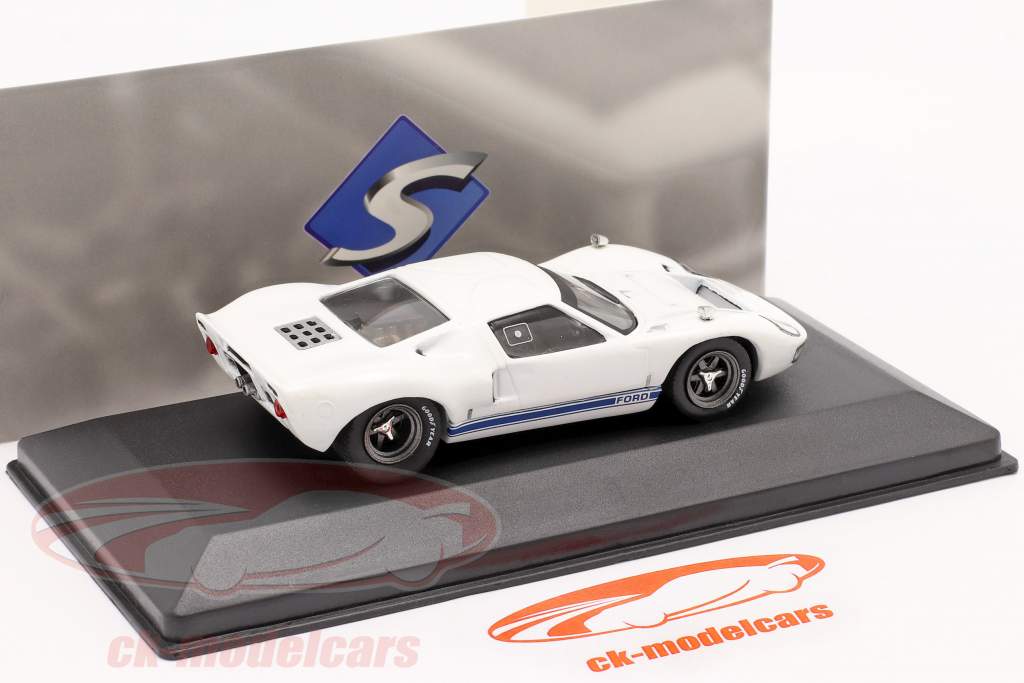 Ford GT40 Bouwjaar 1966 Wit 1:43 Solido