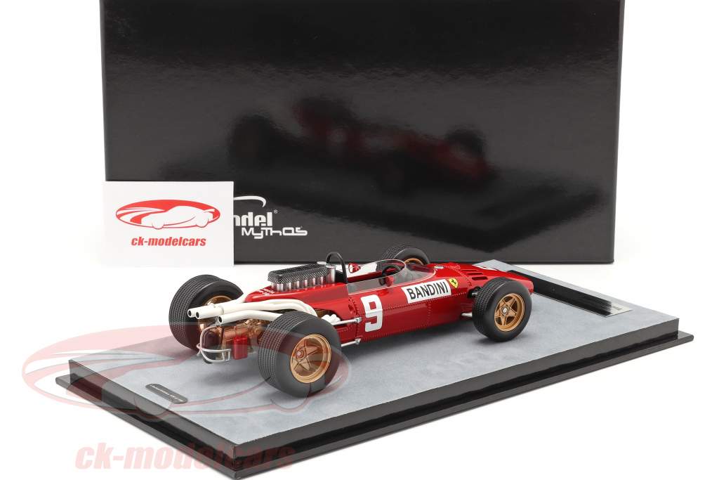 Lorenzo Bandini Ferrari 312/66 #9 German GP formula 1 1966 1:18 Tecnomodel
