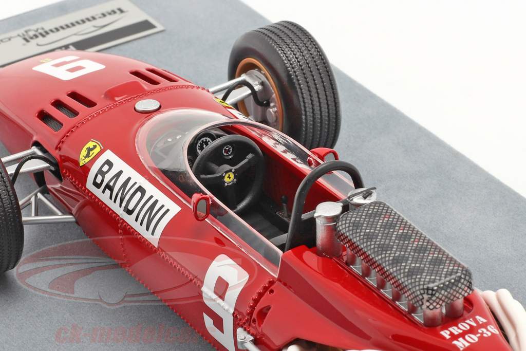 Lorenzo Bandini Ferrari 312/66 #9 German GP formula 1 1966 1:18 Tecnomodel