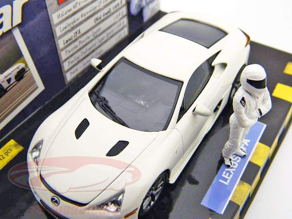 Lexus LFA hvid / hvid Top Gear Edition 1:43 Minichamps
