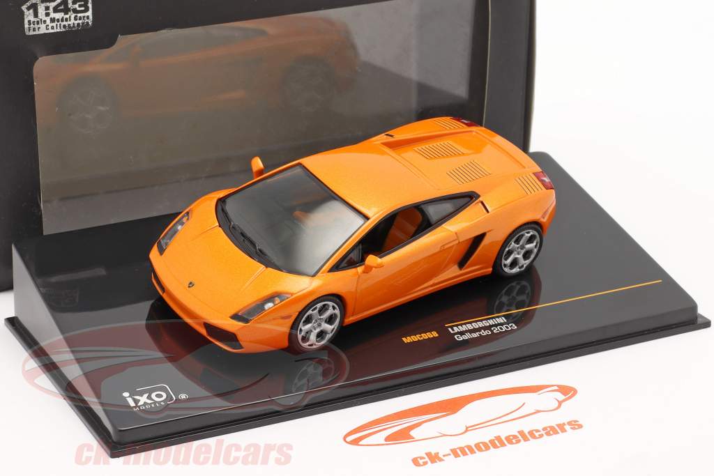 Lamborghini Gallardo Año de construcción 2003 naranja 1:43 Ixo