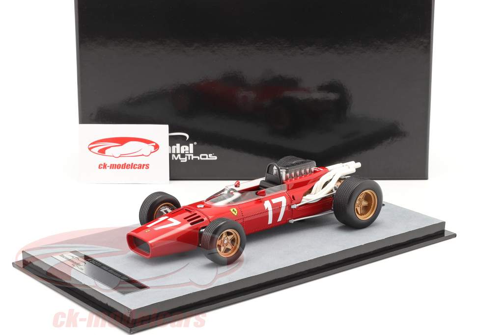 John Surtees Ferrari 312/66 #17 Monaco GP formule 1 1966 1:18 Tecnomodel