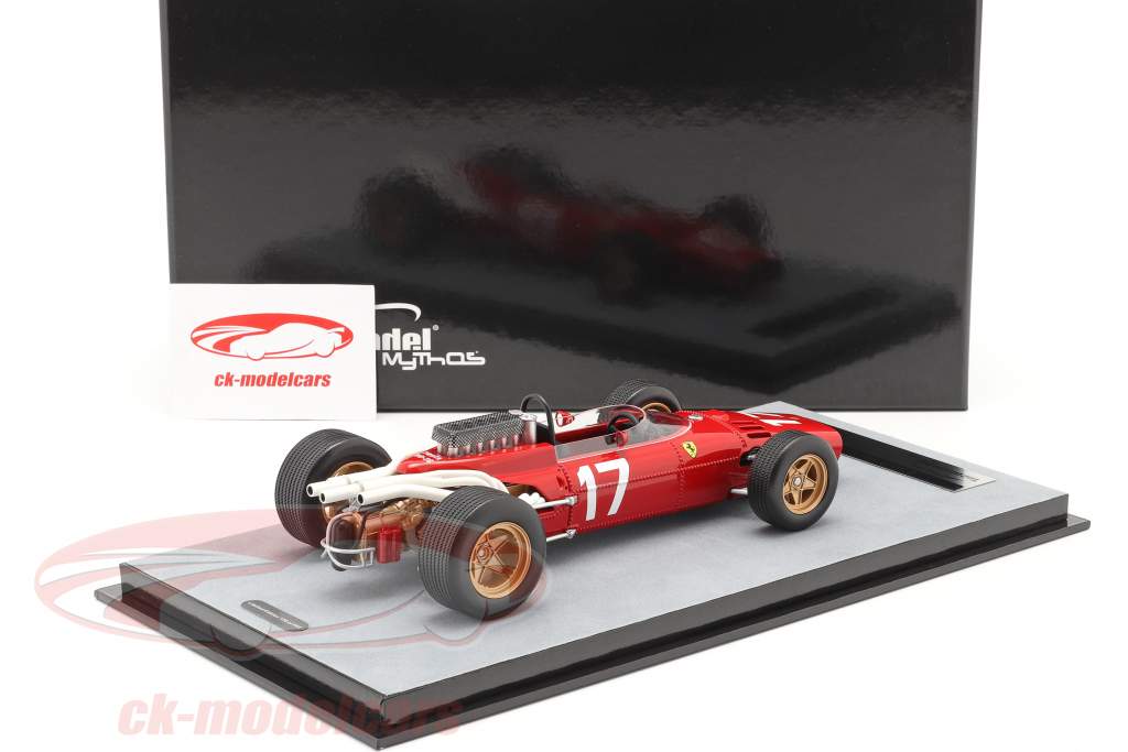 John Surtees Ferrari 312/66 #17 Monaco GP formule 1 1966 1:18 Tecnomodel