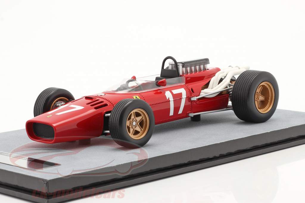 John Surtees Ferrari 312/66 #17 Monaco GP formule 1 1966 1:18 Tecnomodel