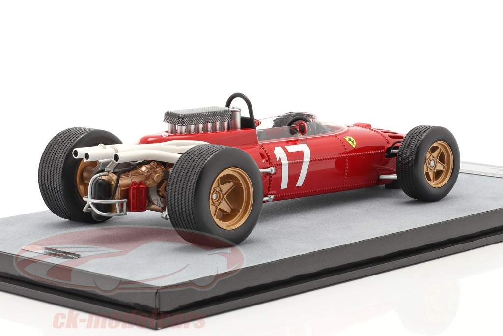 John Surtees Ferrari 312/66 #17 Monaco GP formule 1 1966 1:18 Tecnomodel