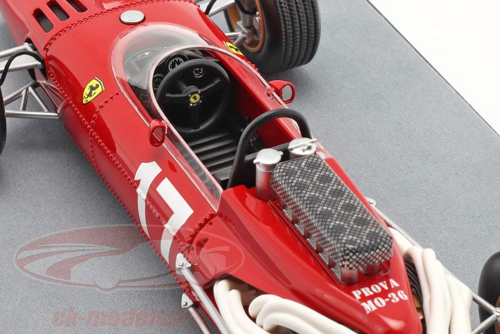 John Surtees Ferrari 312/66 #17 Monaco GP formule 1 1966 1:18 Tecnomodel