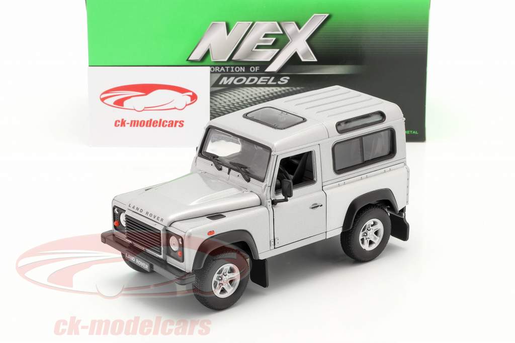 Land Rover Defender argent 1:24 Welly