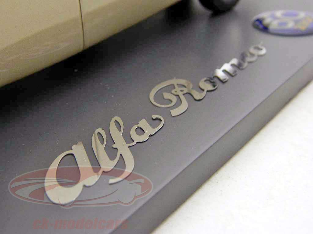 Alfa Romeo 6C 2500 SS Villa D&#39;este year 1951 gold metallic 1:18 BBR