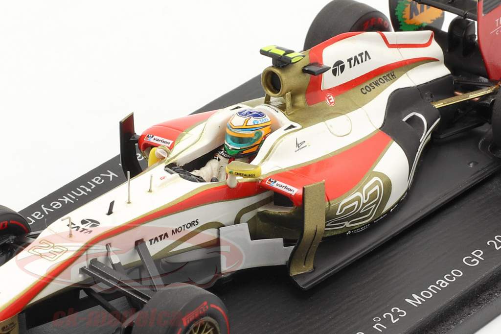 N. Karthikeyan HRT F112 #23 Monaco GP Formule 1 2012 1:43 Spark